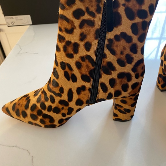 J.Crew Pointed Toe Sadie Boots in Calf Hair - Picture 5 of 8